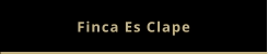 Finca Es Clape